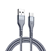 Duzzona - Adatkábel (A8) - USB-C típusú gyorstöltés 2,4 A, 12 W, 480 Mbps, 1 m - Szürke (KF2315360)