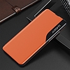 Eco Leather View Case Elegáns Flip Cover tok állvány funkcióval Xiaomi Redmi K40 Pro + / K40 Pro / K40 / Poco F3 Orange