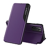 Eco Leather View Case Elegáns Flip Cover tok állvány funkcióval Xiaomi Redmi K40 Pro + / K40 Pro / K40 / Poco F3 Purple