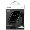 Egyedi tok Valencia Apple Watch Series 4/5/6/7/8/SE/SE2 45/44mm. grafit/grafit