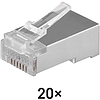 EMOS FTP csatlakozó RJ45 CAT5E 20/bliszter