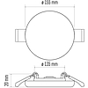 EMOS LED panel beépíthető 13W 1180lm IP65 természetes fehér (ZV1142)