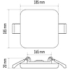 EMOS LED panel beépíthető 18W 1530lm IP65 természetes fehér (ZV2152)