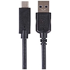 EMOS Töltő- és adatkábel USB-A 3.0 / USB-C 3.1, 1 m, fekete