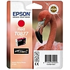 Epson T0877 Red tintapatron eredeti C13T08774010 Flamingó