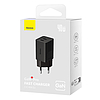 Fali töltő Baseus GaN5 40W, 2x USB C, fekete (CCGP180101)