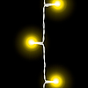 Fényfüggöny - 200 db LED - melegfehér - hálózati - IP44 - 4,2 m - 8 program (58901A)