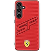 Ferrari Big SF Perforált tok Samsung Galaxy S24+ telefonhoz - piros