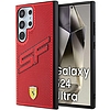 Ferrari Big SF Perforált tok Samsung Galaxy S24 Ultra készülékhez - piros