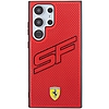 Ferrari Big SF Perforált tok Samsung Galaxy S24 Ultra készülékhez - piros