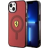 Ferrari FEHMP14SUKRR iPhone 14 6.1" piros/piros kemény tok, áttetsző táska