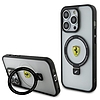 Ferrari FEHMP15LUSCAH iPhone 15 Pro 6.1" átlátszó keményházas Gyűrűs állvány 2023 Collection MagSafe