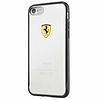 Ferrari Hardcase FEHCP7BK iPhone 7/8/SE 2020 / SE 2022 fekete/átlátszó Racing Shield