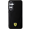 Ferrari Hot Stamp V Lines MagSafe tok Samsung Galaxy S24-hez - fekete