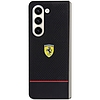 Ferrari Perforated Line tok Samsung Galaxy Z Fold 5 telefonhoz - fekete