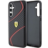 Ferrari Twist Metal Logo tok Samsung Galaxy S23 FE-hez - fekete