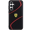 Ferrari Twist Metal Logo tok Samsung Galaxy S23 FE-hez - fekete