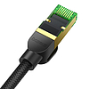 Fonott hálózati kábel Cat.8 Baseus Ethernet RJ45, 40Gbps, 15m, fekete (B0013320C111-08)