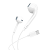 Fülbe helyezhető fejhallgató, vezetékes Foneng T15, USB-C, 1,2 m, fehér (T15 Type-C / White)