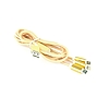 Gembird CC-USB2-AM31-1M-G USB 3-in-1 Charging cable 1m Gold