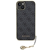 Guess 4G Charms Collection tok iPhone 15 Plus-hoz - szürke