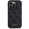 Guess 4G fém logós tokkészlet iPhone 13 Pro + 5000mAh MagSafe power bankhoz - fekete