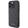 Guess 4G Metal Gold Logo tok iPhone 15 Pro-hoz - szürke