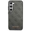 Guess 4G Metal Gold Logo tok Samsung Galaxy S24+ telefonhoz - fekete