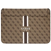 Guess 4G Printed Stripes borító 16"-os laptophoz - barna