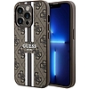 Guess 4G Printed Stripes MagSafe tok iPhone 15 Pro-hoz - barna