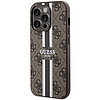 Guess 4G Printed Stripes MagSafe tok iPhone 15 Pro-hoz - barna