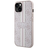 Guess 4G Printed Stripes MagSafe tok iPhone-hoz 15/14/13 - rózsaszín