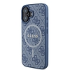 Guess 4G Ring Classic Logo MagSafe tok iPhone 16-hoz - kék