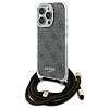 Guess Crossbody Cord 4G nyomtatótok iPhone 16 Pro Max készülékhez - barna