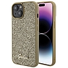 Guess Disco Metal Script tok iPhone 15-höz - arany