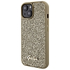 Guess Disco Metal Script tok iPhone 15-höz - arany