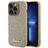 Guess Disco Metal Script tok iPhone 15 Pro-hoz - arany