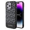 Guess GCube Stripes MagSafe tok iPhone 15 Pro-hoz - fekete