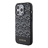 Guess GCube Stripes MagSafe tok iPhone 15 Pro-hoz - fekete