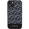 Guess GCube Stripes MagSafe tok iPhone 15/14/13 telefonhoz - fekete