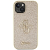 Guess Glitter Script Big 4G tok iPhone 15-höz - arany