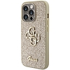 Guess Glitter Script Big 4G tok iPhone 15 Pro-hoz - arany