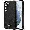 Guess Glitter Script tok Samsung Galaxy S24-hez - fekete