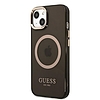 Guess Gold Outline áttetsző MagSafe tok iPhone 13-hoz - fekete