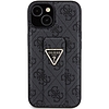 Guess Grip Stand 4G Triangle Strass tok iPhone 15-höz - fekete