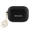 Guess GUAP2PGEHCDK tok AirPods Pro 2 burkolathoz - fekete Fixed Glitter Heart Diamond Charm