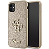 Guess GUHCN61HG4SGD tok iPhone 11 / Xr telefonhoz - arany Glitter Script Big 4G