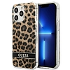 Guess GUHCP13LHSLEOW iPhone 13 Pro / 13 6.1" barna/barna keménytokos Leopard