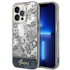 Guess GUHCP14LHGPLHG iPhone 14 Pro 6.1" szürke/szürke keménytokos porcelánkollekció