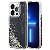 Guess GUHCP14LLCSGSGK iPhone 14 Pro 6.1" fekete/fekete keménytok, Liquid Glitter Marble